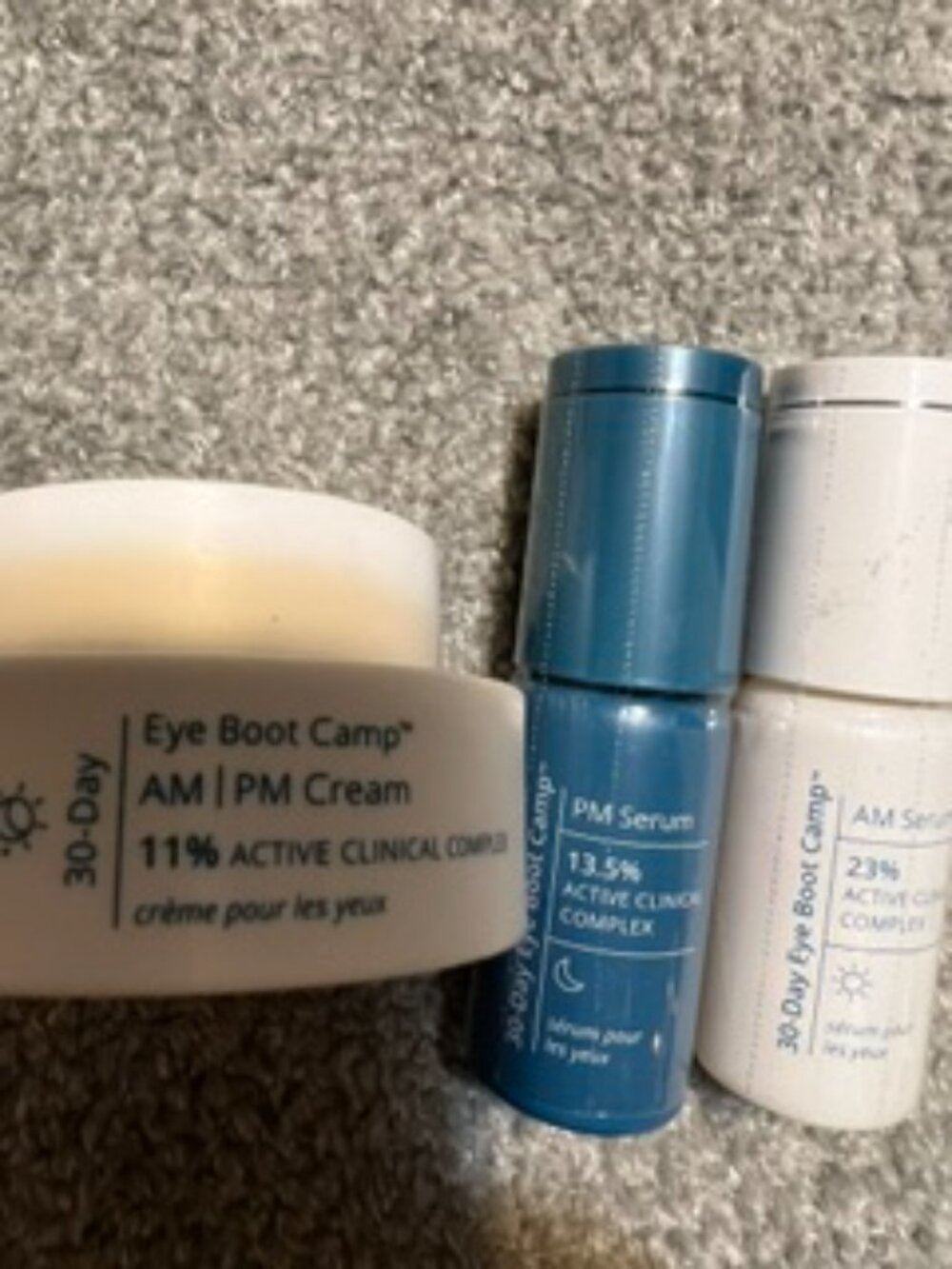 NWOB Skinn 30-Day Eye Boot Camp inc. AM/PM Cream, plus AM & PM Serums